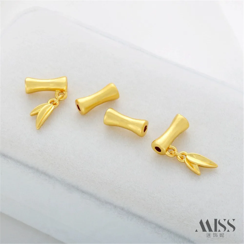 Золотая сумка 18 карат сохраняющая цвет золото бамбуковая трубка бамбуковые