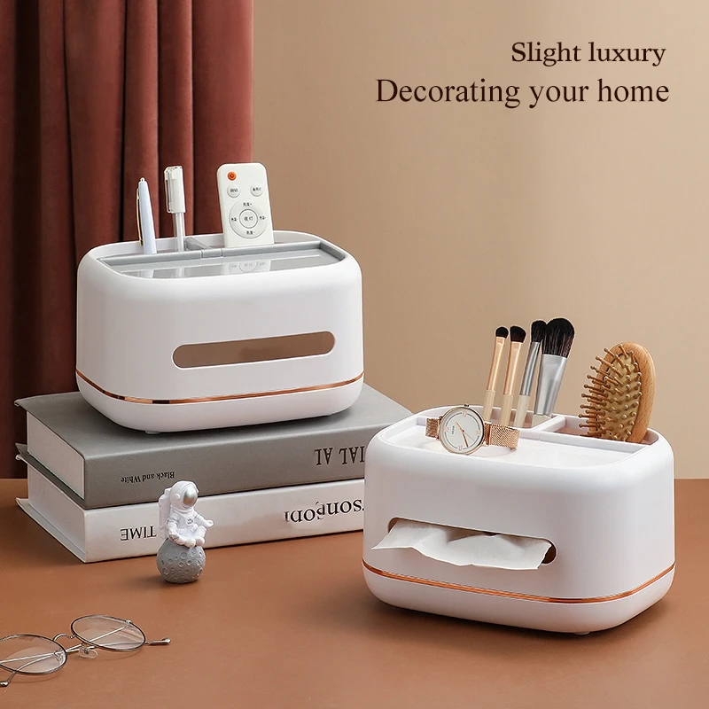

Table Napkin Holder Removable Tissue Boxes Slight Luxury Decorative Handkerchief Case Paper Storage Boxes For Home Office Car
