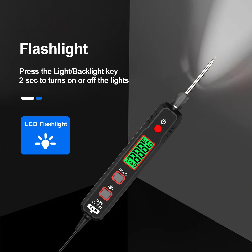 GVDA детектор постоянного напряжения автомобильный мультиметр тестер