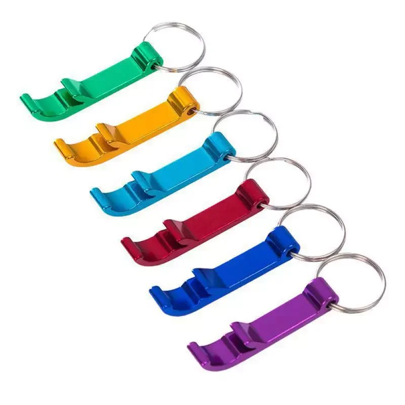 

2023New Chain Ring Can Opener Key Chain Ring Can Opener Pocket Aluminum Beer Bottle Opener Can Wedding Party Favor Gifts