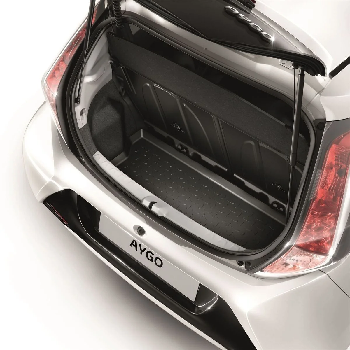 Фото Автоматические стойки с пружинами для Toyota Aygo (AB40) 2014-2022, хэтчбек, задняя дверь багажника, подъемник багажника, опоры амортизатора №1