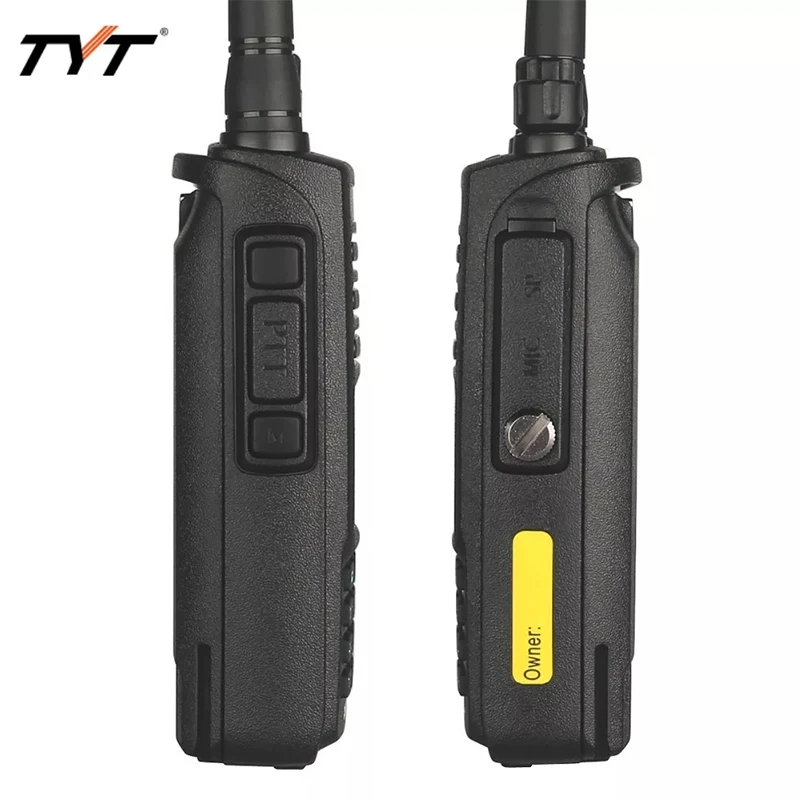 TYT MD-UV390 DMR Radio Station 5W Walkie Talkie MD-390 IP67 Waterproof 136-174MHz & 400-480MHz Dual Time Dlot Digital Radio