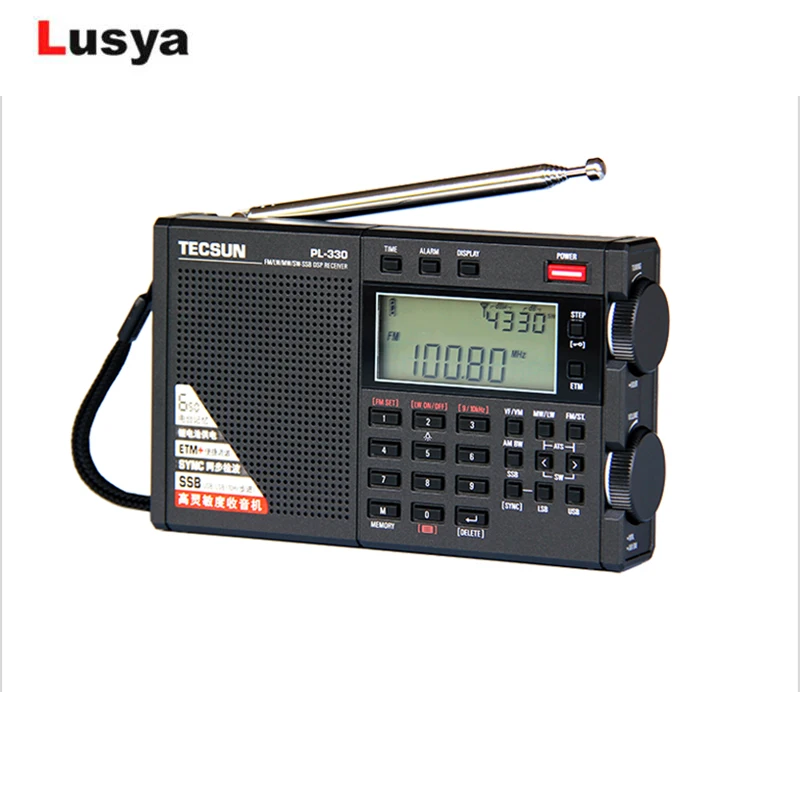 Tecsun PL-330 прошивка 3306 FMFM AM MW SW LW приемник DSP с одной полосой радио стереомагнитола |