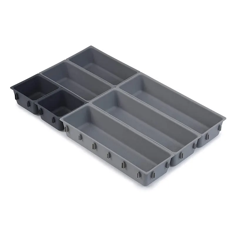 

Cutlery Storage Tray Kitchen Drawer Organizer Spoon Fork Separation Box Plastic Container Cabinet Tableware Kitchen Accessories