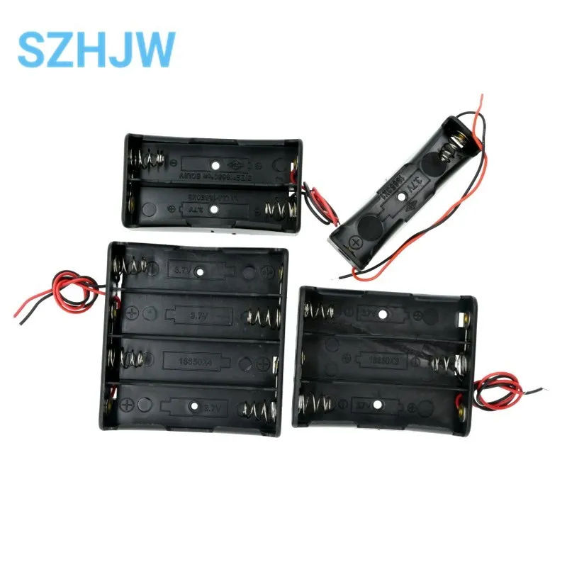 Лидер продаж 18650, чехол для внешнего аккумулятора s 1X 2X 3X 4X 18650, держатель для аккумулятора, чехол для 1 2 3 4 слота, контейнер для аккумулятора с проводным выводом