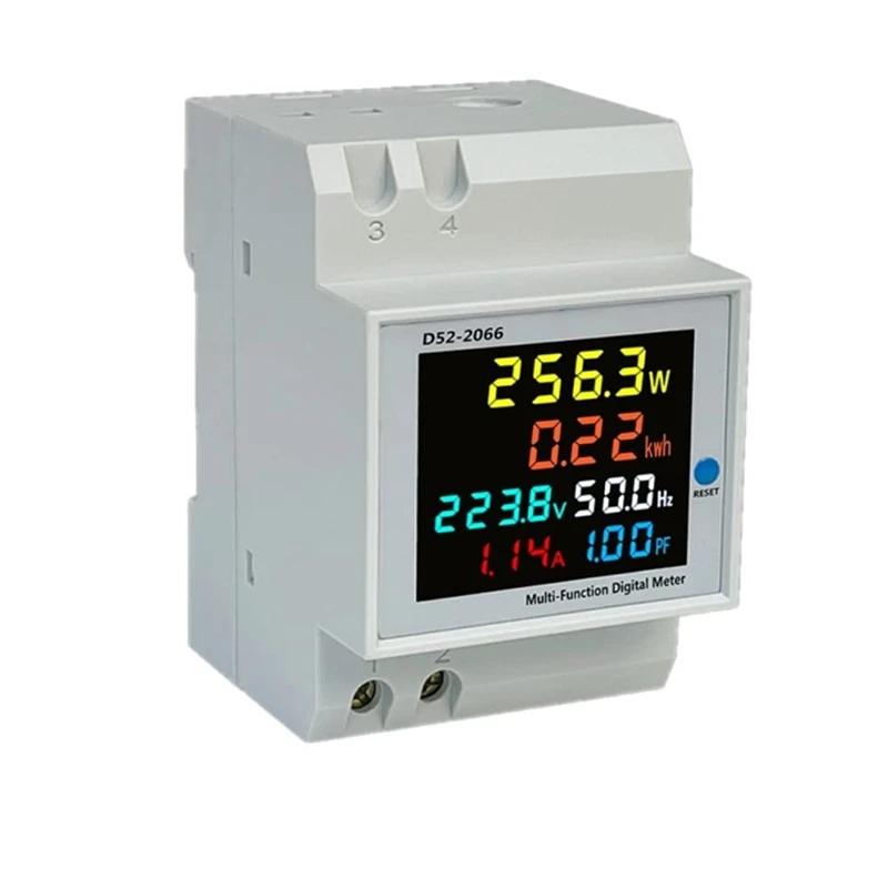

Digital Single Phase Energy Meter Tester Electricity Usage Monitor AC 40V-300V 100A Ampere Meter Voltmeter