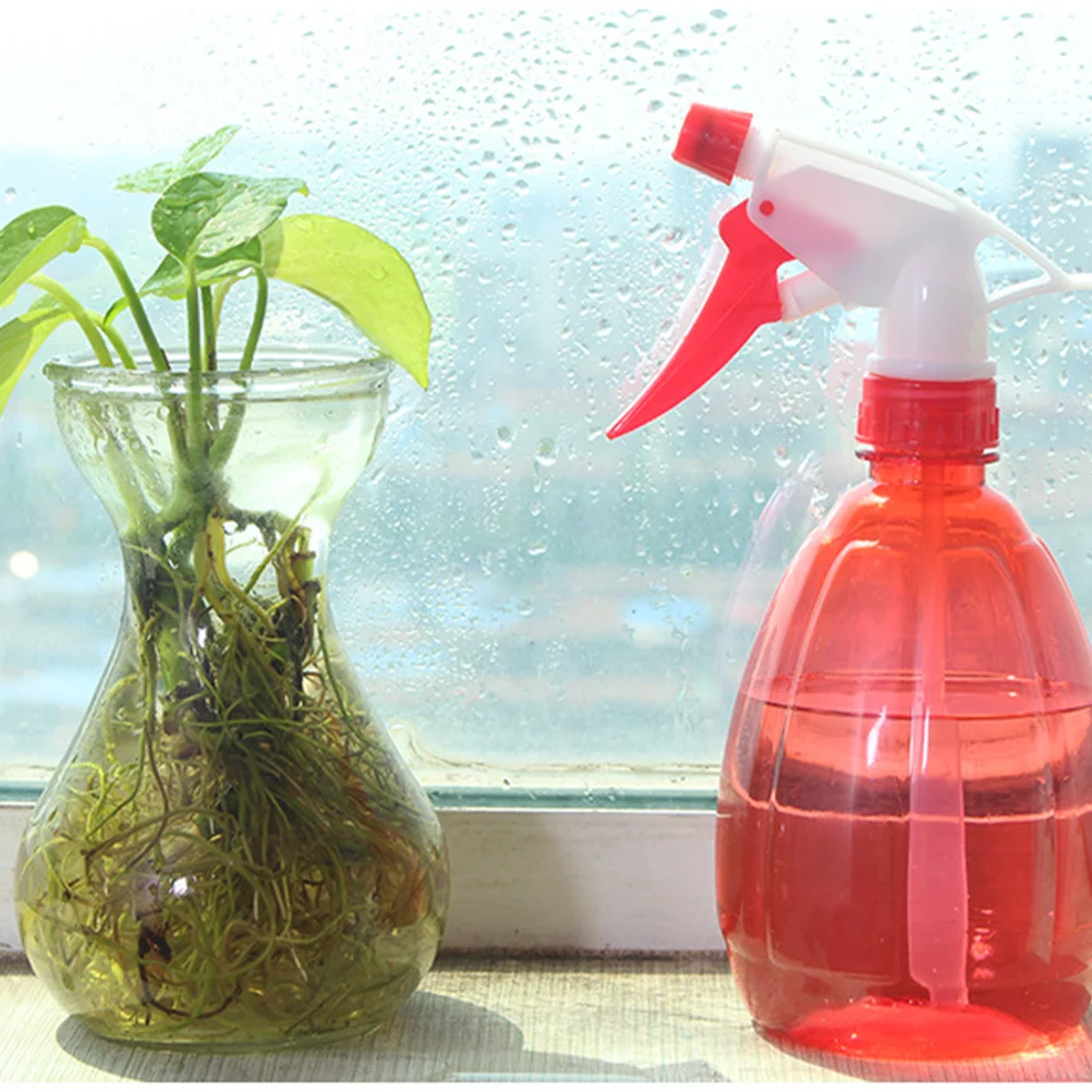 

3pcs Empty Pump Spray Bottles 500ml Hand Press Watering Can Sprinkling Kettle Pot Salon Hair Bottles Flowers Plants Water