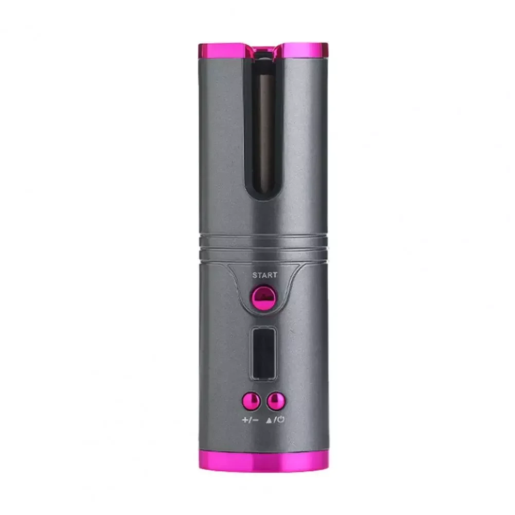 

NEW2023 1 Set Cordless Curler LCD Screen Fast Heating ABS Wireless Automatic Curling Tools for Women