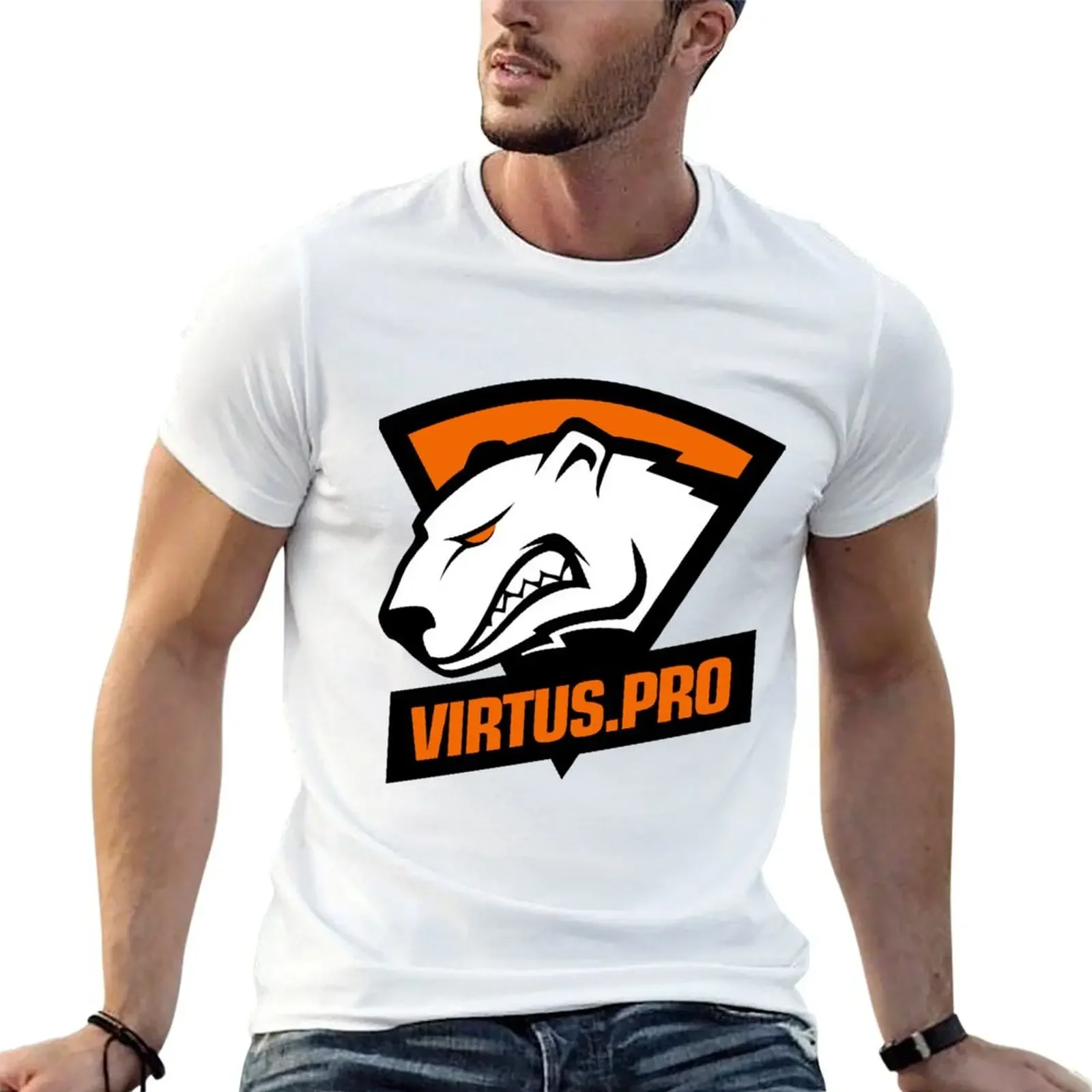Футболка Team: Virtus Pro мешковатые рубашки милая одежда футболки с рисунком для