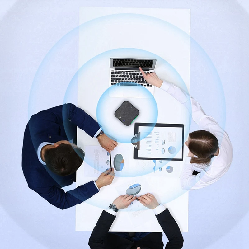 Всенаправленный микрофон Беспроводная громкая связь для видеоконференций USB