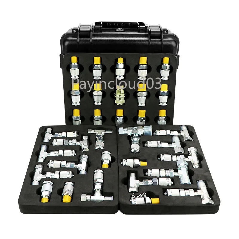 

Трехходовой клапан распределительного клапана экскаватора, комплект адаптеров для манометра давления гидравлического обслуживания