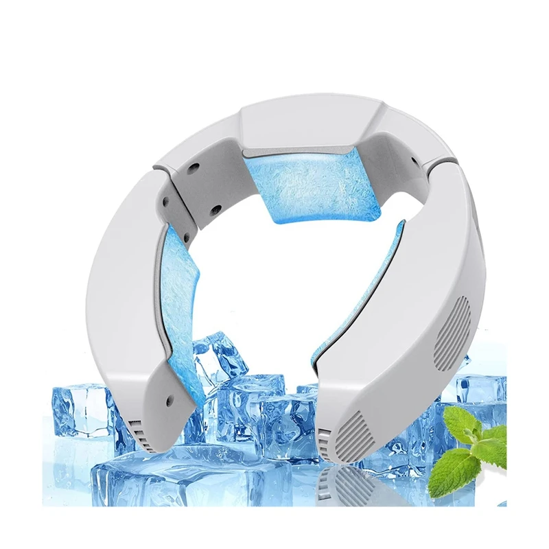 

Neck Fan, Neck Air Conditioner, 3 Cooling Plates, Portable Neck Fan, Hands Free Neck Fan, Semiconductor Cooling Neck Fan