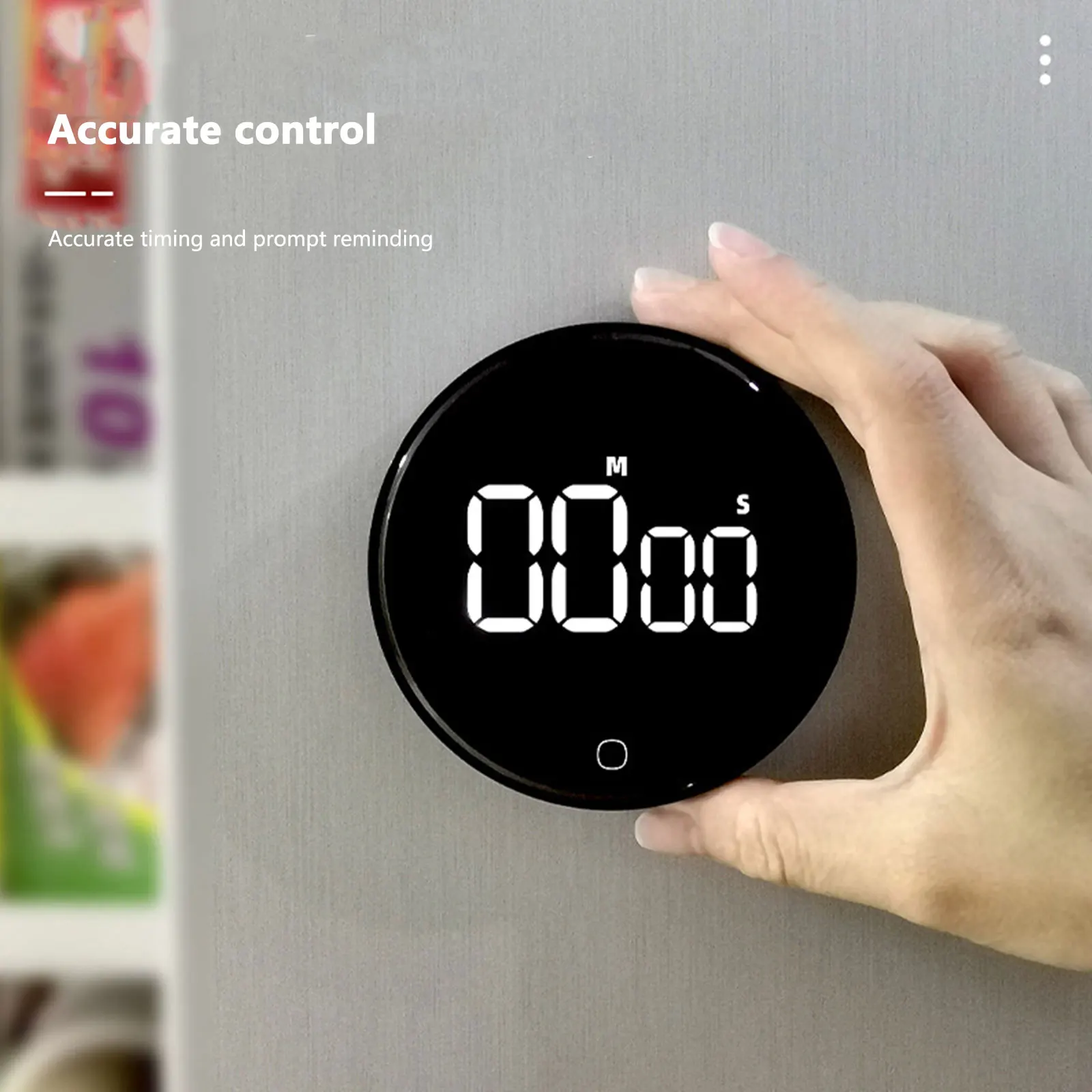 

LED Digital Cooking Timer USB Rechargeable Magnetic Baking Countdown Reminder 3-Level Volume Back Bracket Design Kitchen Gadgets