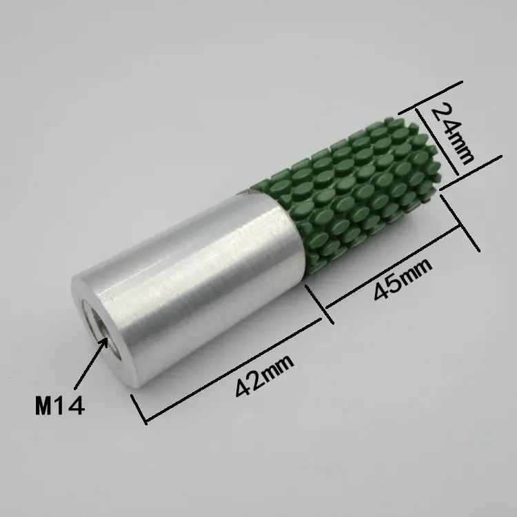 

Алмазное барабанное колесо с резьбой M14, 1 дюйм, 24 мм, для полировки, шлифования, шлифования, с нулевым допуском, для отверстий в раковине
