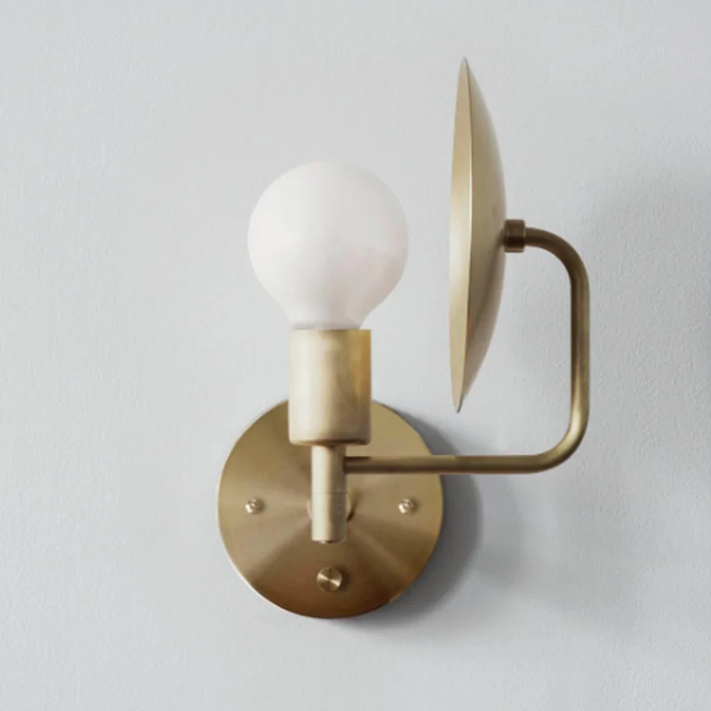 Внутреннее креативное настенное бра в американском минималистичном стиле для