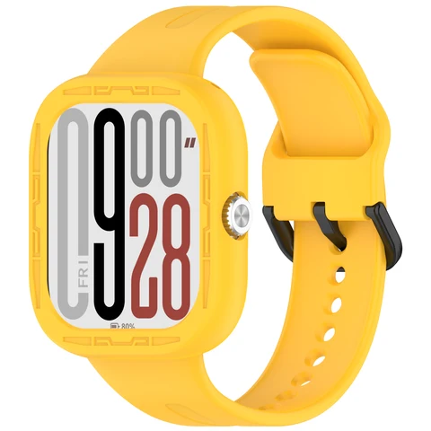 Силиконовый чехол для Xiaomi Redmi Watch 5, аксессуары, противоударный мягкий резиновый спортивный бампер, рамка для Redmi Watch 5, чехлы