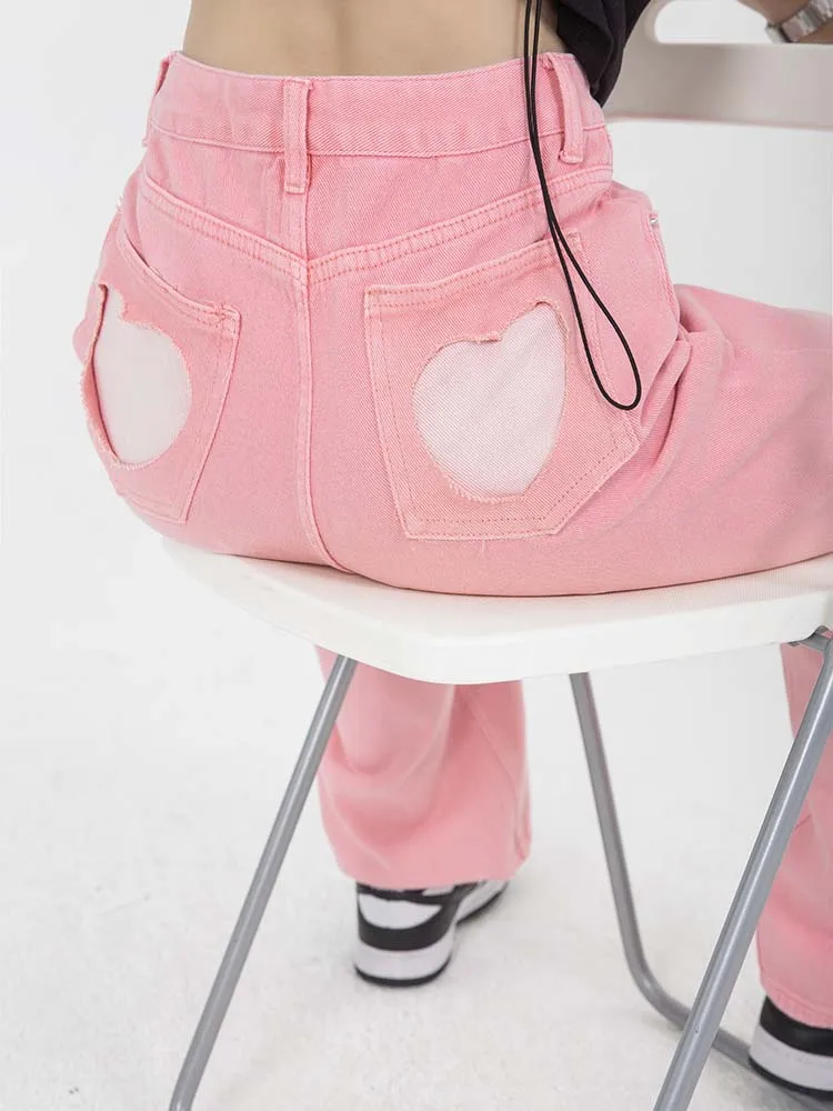 

2022 High Waist Baggy Jeans Women Casual Straight Leg Loose Pants Mom Jean Fashion Comfy Wash Wide Leg Trousers