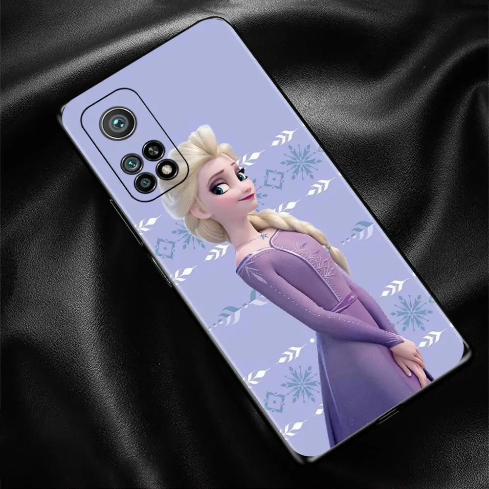 Силиконовый чехол принцессы Эльзы Анны для Xiaomi Mi 12 10 10T Pro 5G 12X 11 Note 8 A2 Lite 9 SE 9T CC9E