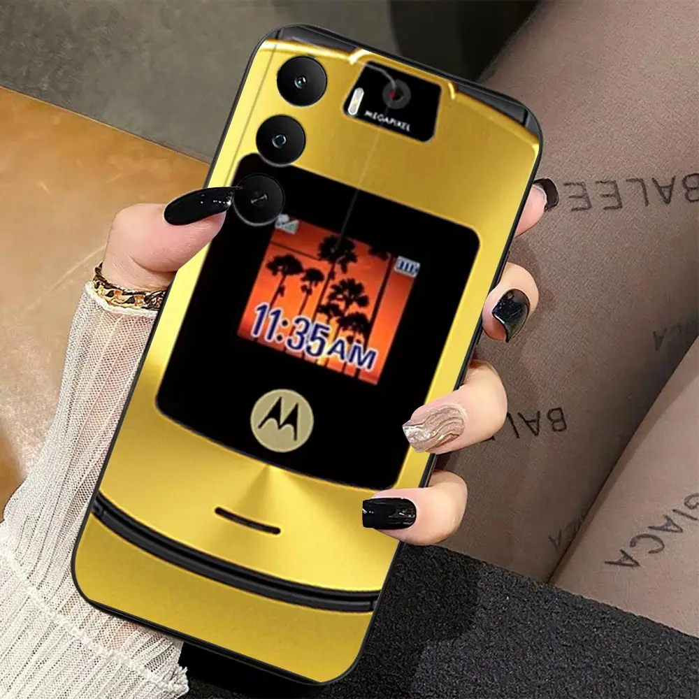 Фото Яркий винтажный чехол M-Motorola для телефонов Realme C100 C100I C83 C85 C75 C71 C65 C63 C55 C53 C35 C33 C30 C11 7 6 GT. №5