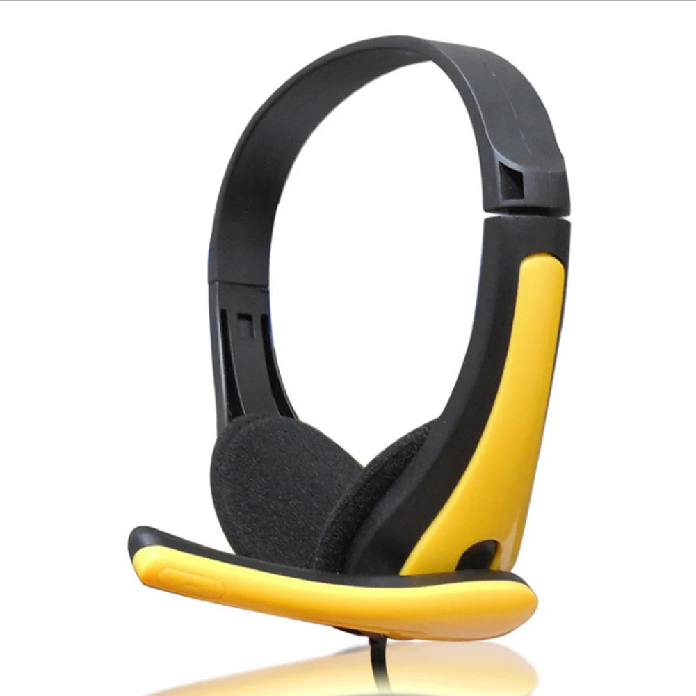 

Earphone Headset PC Gamer Stereo Folded Headphone Flexible Adjustable Mic Headset for Laptop/PC/Mobile Girls Gift