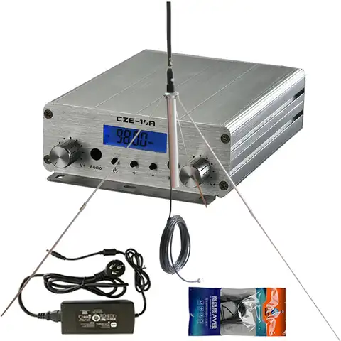 FM-передатчик для радиостанции с охватом 0- 6 км, 15 Вт