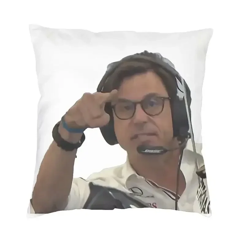 Наволочка для подушки Totos Racing Driver Wolff двухсторонняя наволочка с 3D рисунком дивана