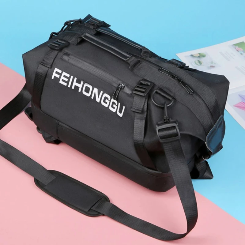 Men Women's Fashion Gym Bags Large Capacity Sports Backpack Multi-function Travel Finess Yoga Duffle Swimming Training Bags