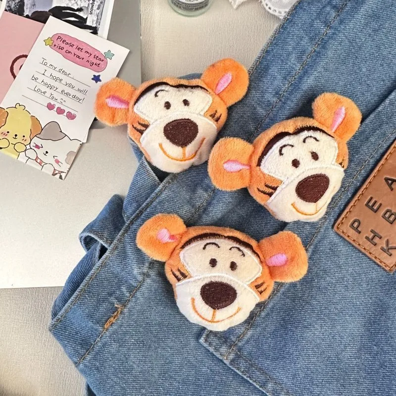 Новинка Винни-Пух Тигр мультяшная анимация креативная плюшевая кукла брошь