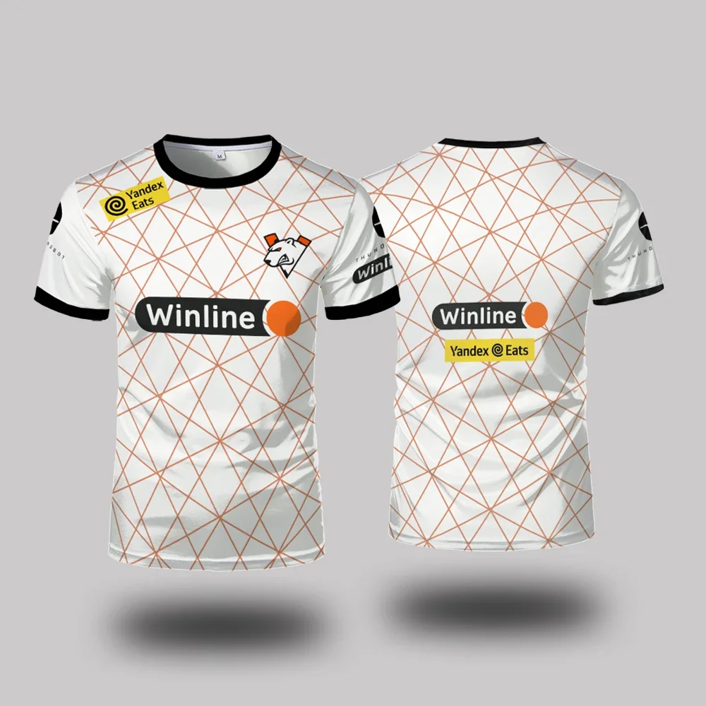 Форма для киберспортивного клуба Virtus.Pro: летние спортивные дышащие футболки для мужчин и женщин, свободные повседневные модели с круглым вырезом (art.: 3920da350fc6d) - 3920da350fc6d