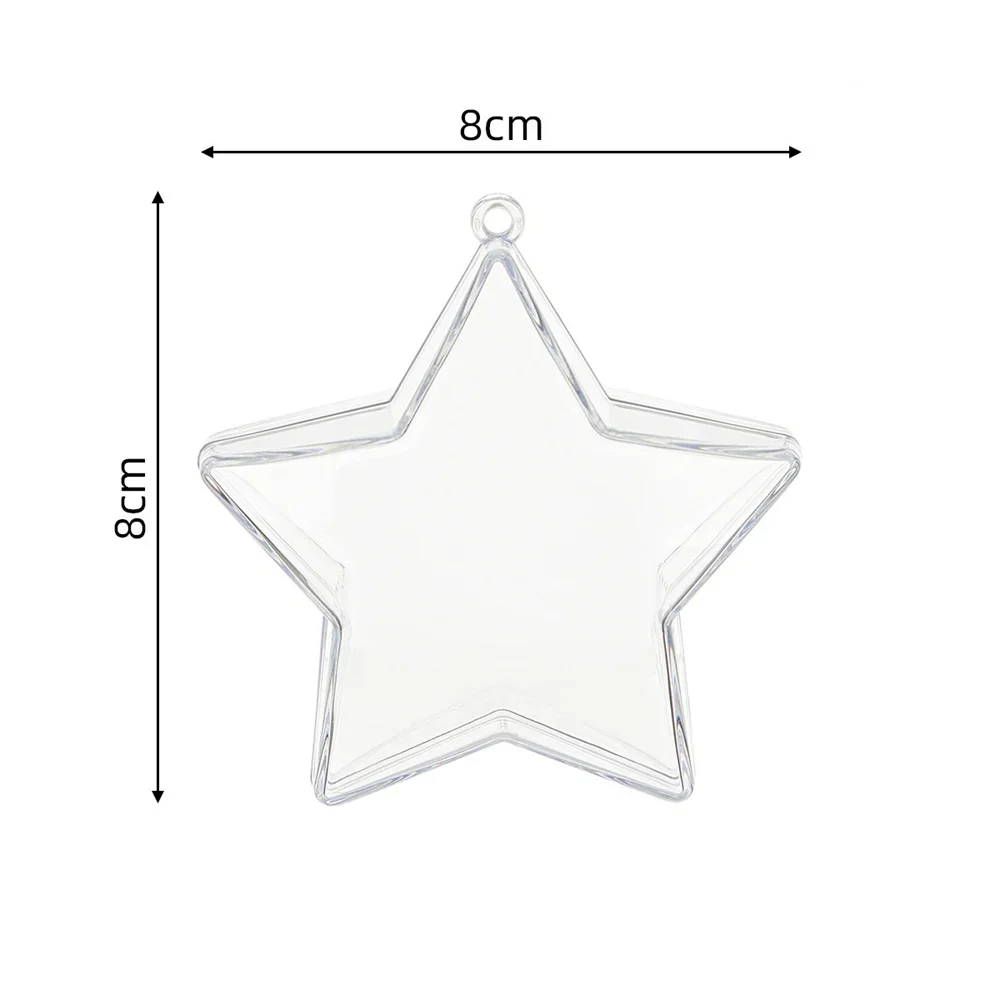 

Прозрачный пластиковый рождественский шар