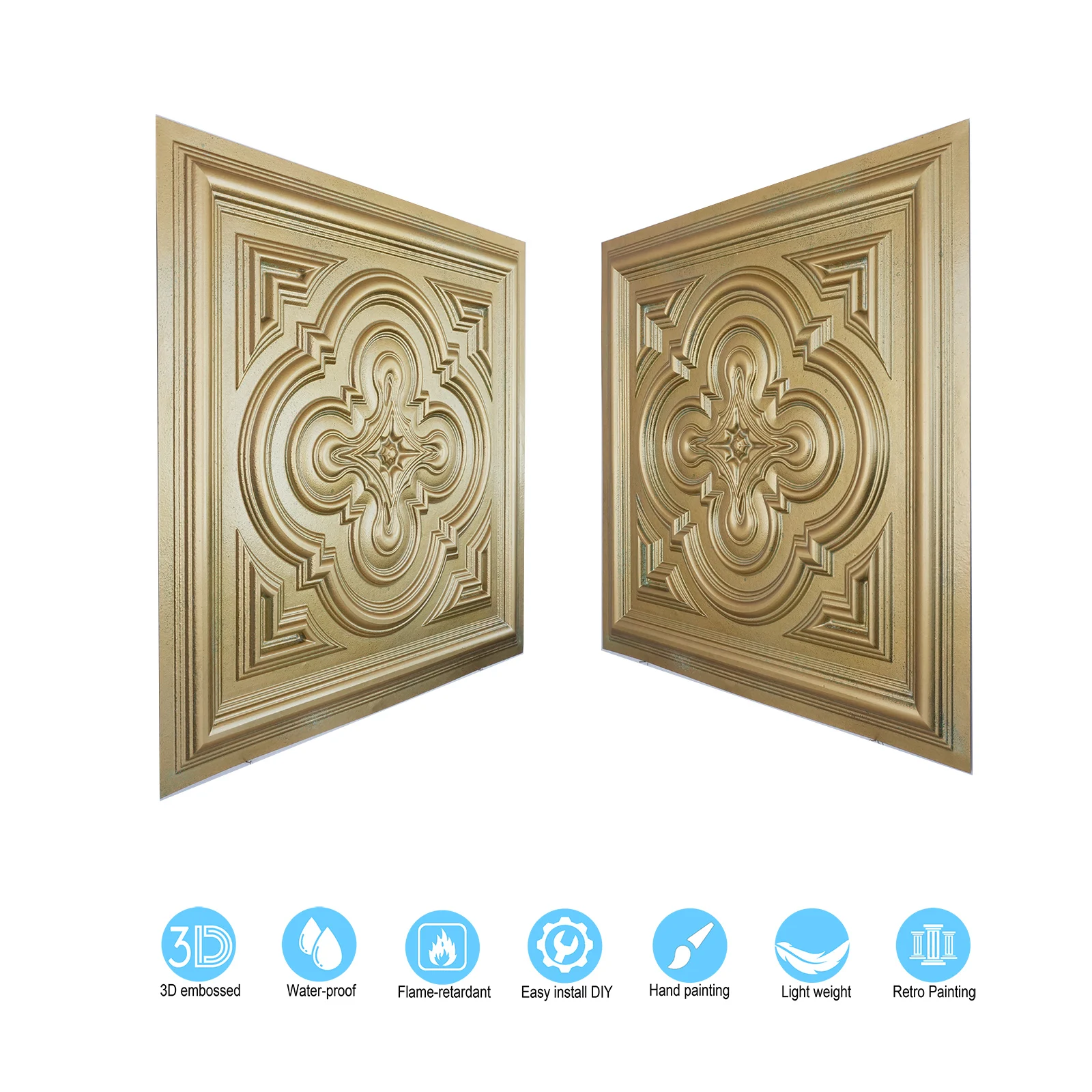 Винтажный рисунок Φ для HOTEL PL36 Brass вердис 10 шт