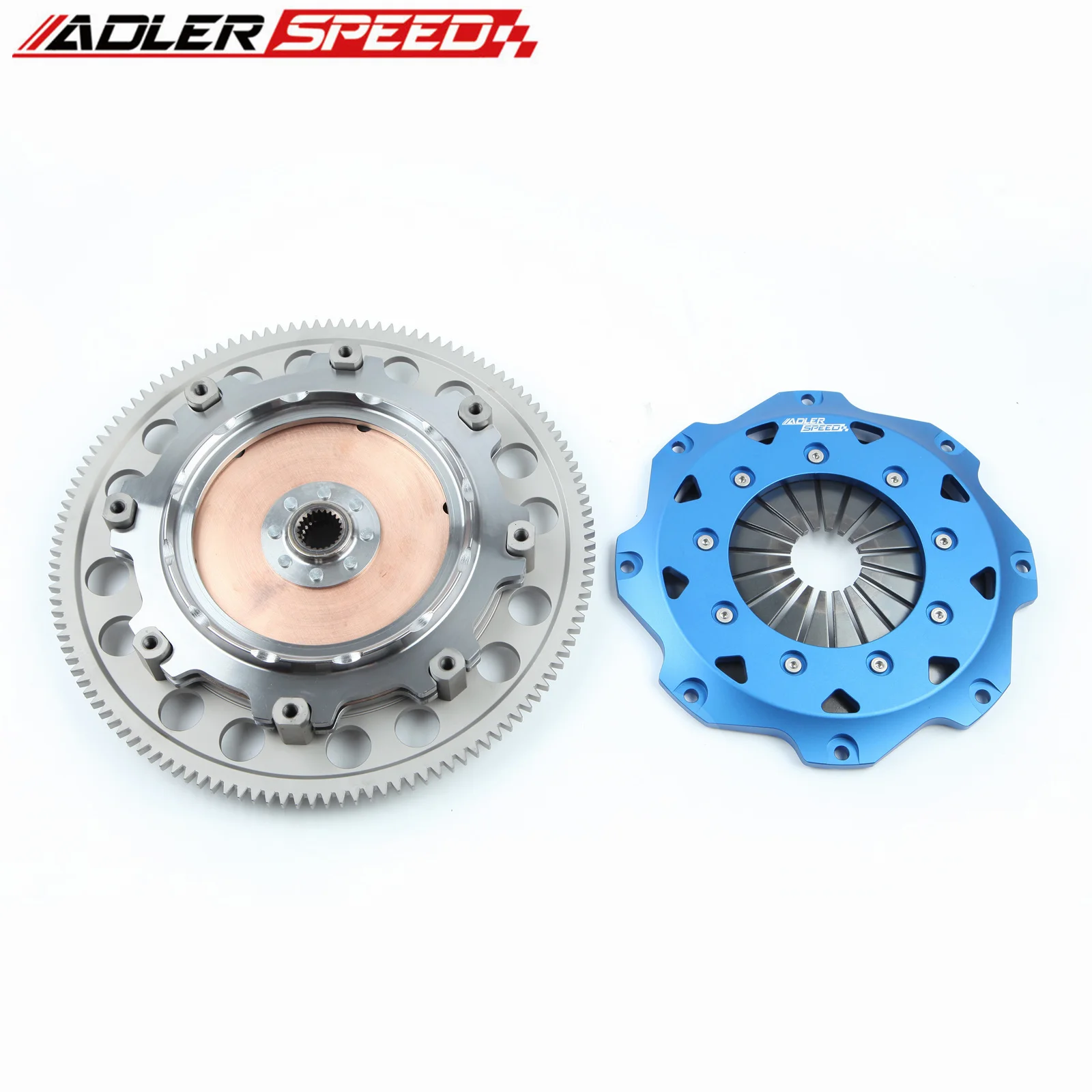 Комплект гоночного сцепления ADLERSPEED с двумя дисками 8,5 дюймов (215 мм)  7,25 дюймов (185 мм) для Nissan 240SX 2.0L Turbo SR20DET 1989-1998 гг. (art.: 3920daebf5230) - 3920daebf5230