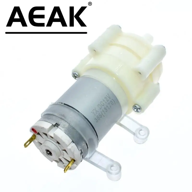 AEAK DC6-12V R385 аквариумный Круглый водяной воздушный DC диафрагменный насос, аквариумные воздушные насосы, аксессуары
