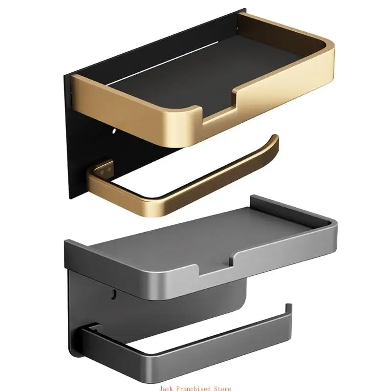 

Toilet Paper Dispenser with Shelf Toilet Paper Holder for Bathroom, Washroom