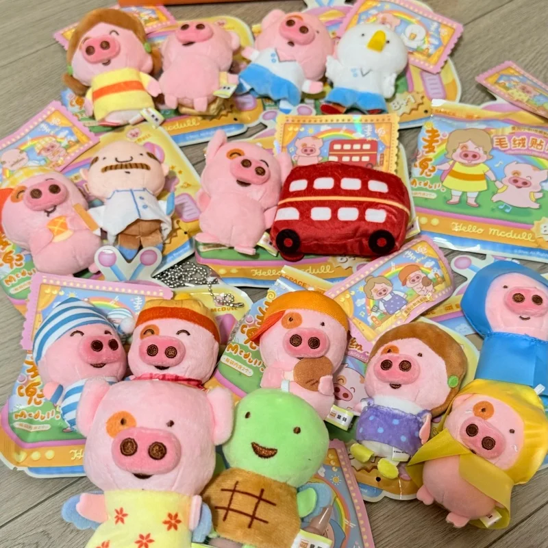Фото Оригинальная плюшевая игрушка Space Mcdull Theater Series в слепом пакете, персонаж аниме, милая плюшевая кукла-свинка, праздничный подарок №1