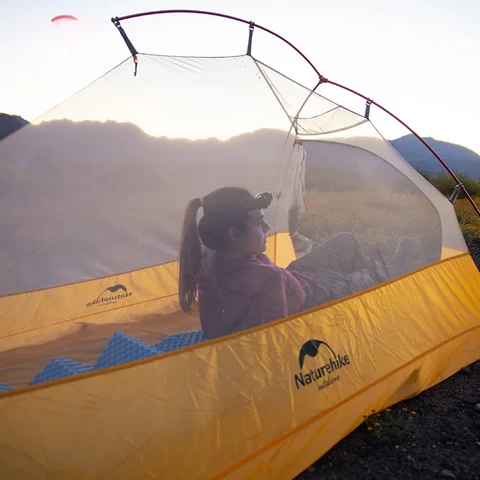 Сверхлегкая портативная палатка для кемпинга Naturehike Cloud Up, палатка для 2 человек, уличная водонепроницаемая туристическая двухслойная палатка для походов, 10D Ny