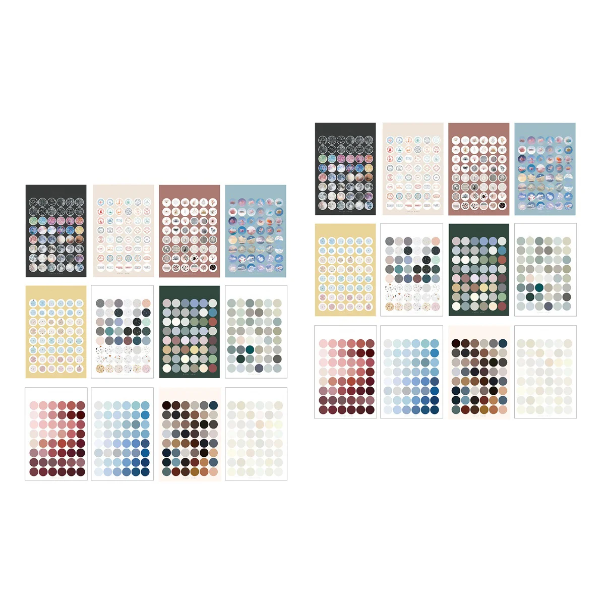 

Стикеры s, Стикеры для творчества, декоративный точечный конверт, радужная детская Круглая этикетка, клейкие фотоальбомы, школьные подарки, ...