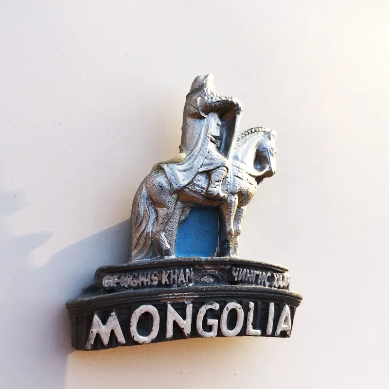 Магниты на холодильник Монголии Ulaanbaatar дорожные сувениры Чингисхан наклейки