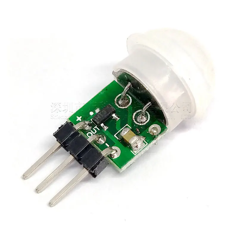 

100Pcs/lot Miniature Human Body Induction Module Pir Module Infrared Module Pyroelectric Human Body Infrared Sensor Module