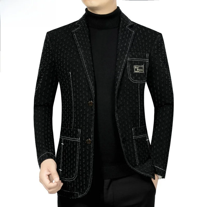 Новый костюм Woodpecker на осень и зиму мужской повседневный тонкий деловой