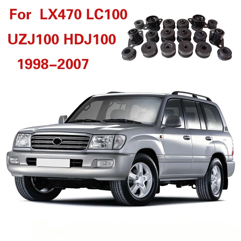Резиновая подушка-буфер для рамы автомобиля в сборе для Toyota Land Cruiser LC100, Lexus LX470 UZJ100, HDJ101 1998-2007 (art.: 3920d4d5fc5bb) - 3920d4d5fc5bb
