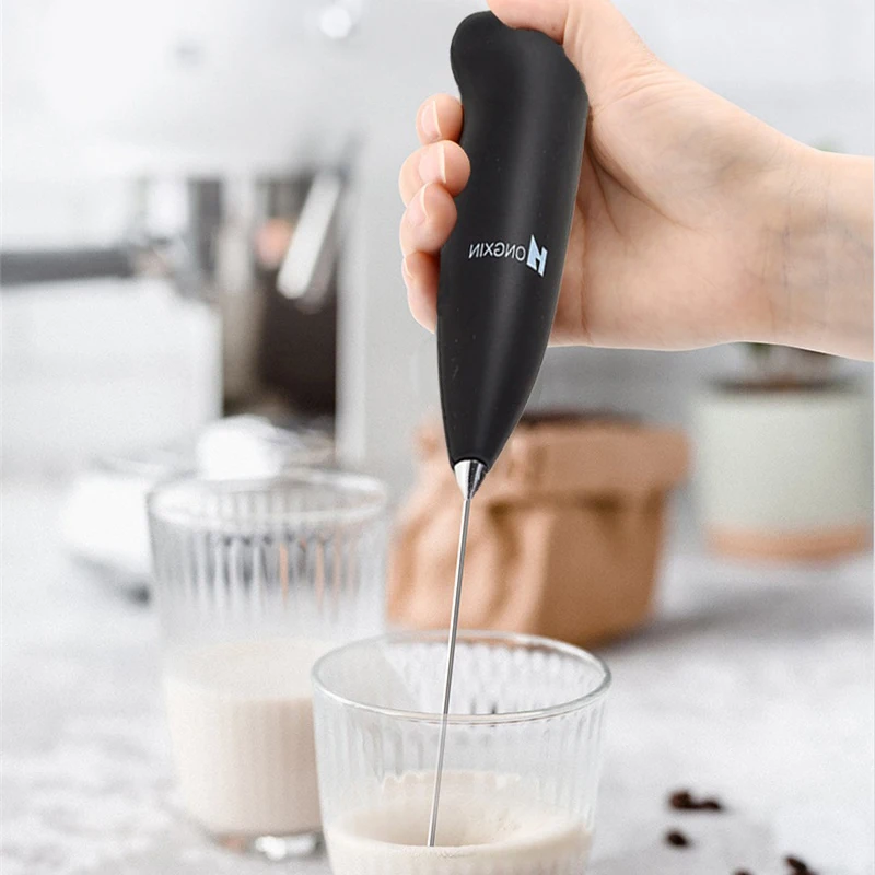 

Electric Milk Frother Portable Handheld Mini Foamer Coffee Maker Egg Beater for Chocolate Cappuccino Whisk Tools