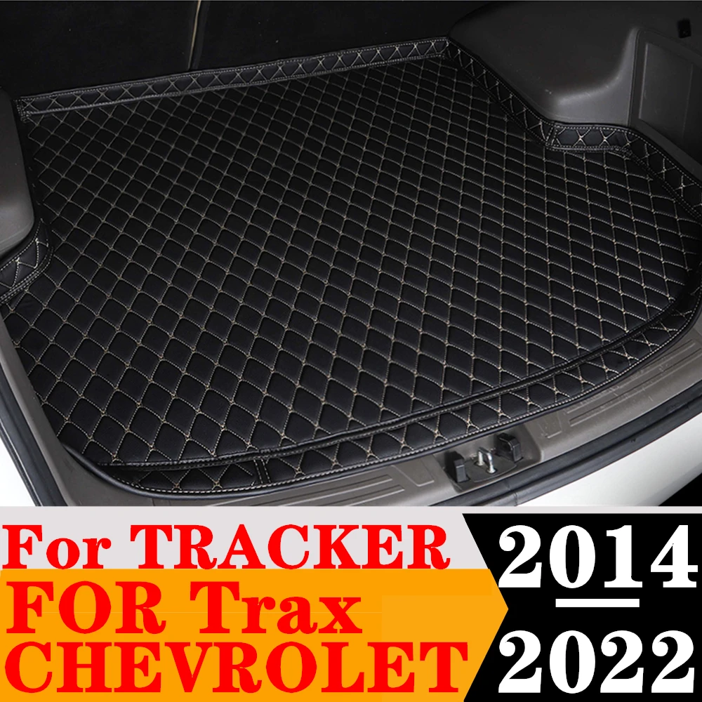 

Автомобильный коврик для багажника Sinjayer, всесезонный Автомобильный багажник для багажника, коврик для багажника с высокой боковой подкладкой для Chevrolet Trax Tracker 2014-2022