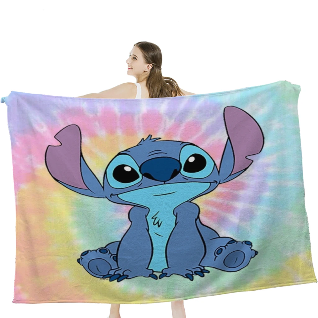 

Colorfull STltch Throw Blanket Soft Velvet Blanket Travel Bedding Blanket