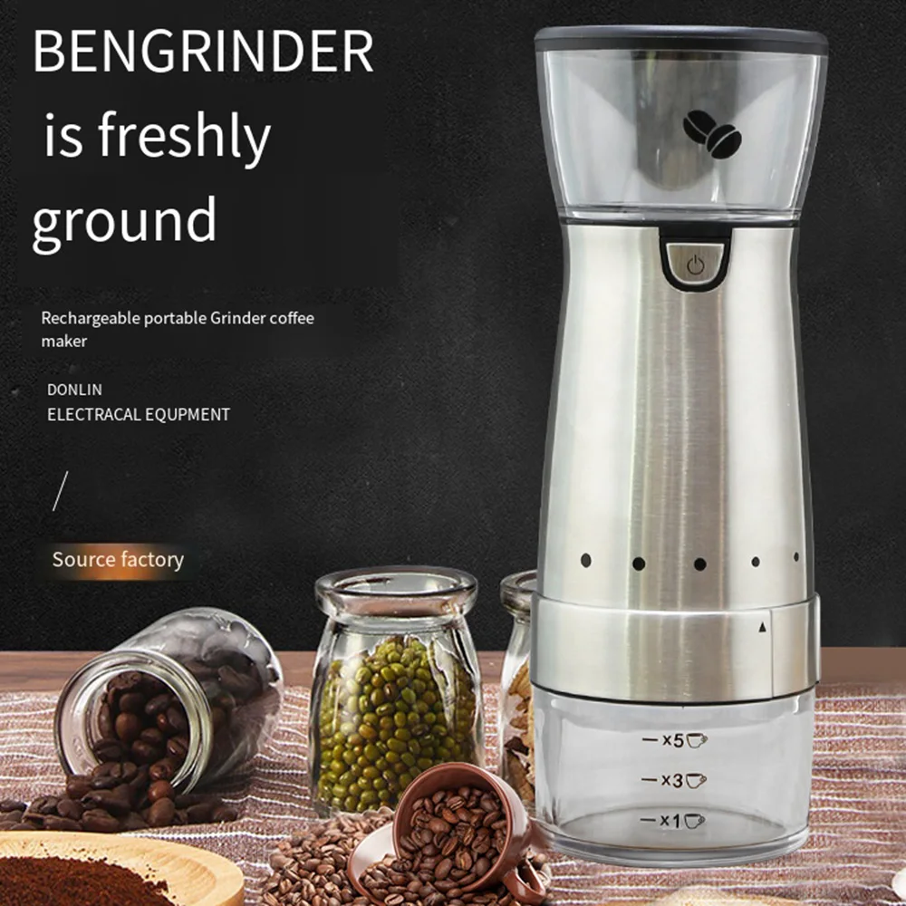 

Wireless Electric Coffee Grinder Mill Machine Kitchen Portable TYPE C USB Nuts Core Coffee Bean Maker for Espresso 커피 그라인더 커피머신