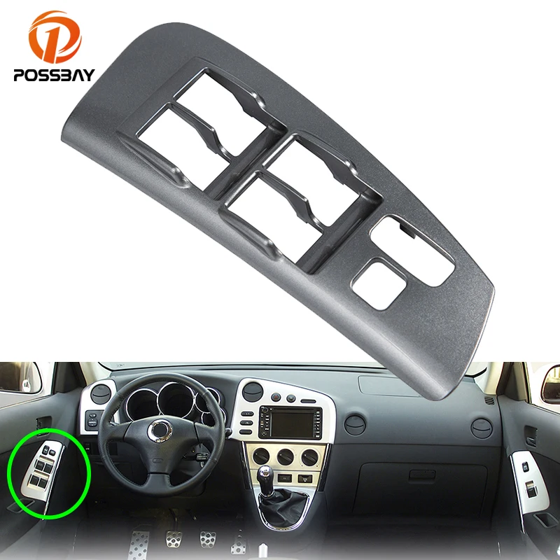 Car Front Left Power Window Switch Control Handle Panel Door Bezel for Toyota Matrix/Pontiac Vibe 2003-2008 Auto Interior Parts