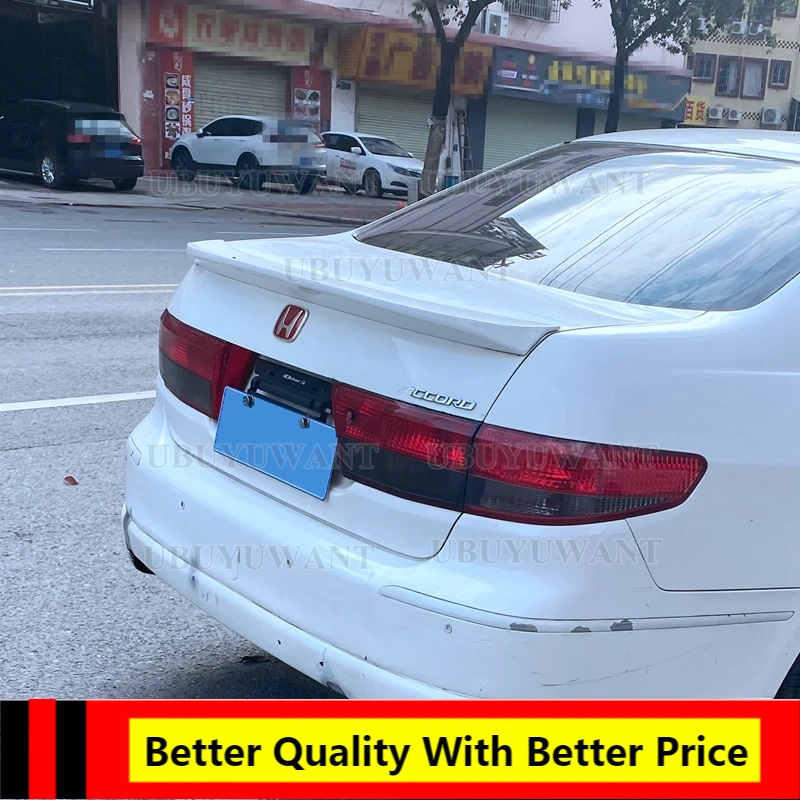 

Для Honda Accord 2001 2002 2003 2004 2005 2006 модифицированный высококачественный абс материал задний спойлер багажника крыло губа