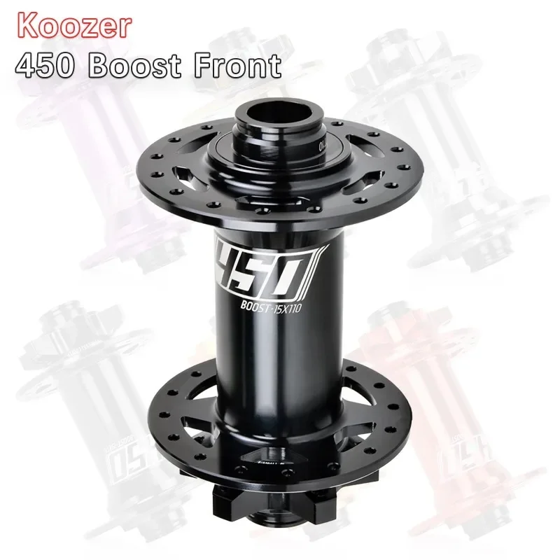 Передняя втулка Koozer 450 Boost TA 15x110 с толстой осью 28H 32 отверстия 6 болтов диск 2