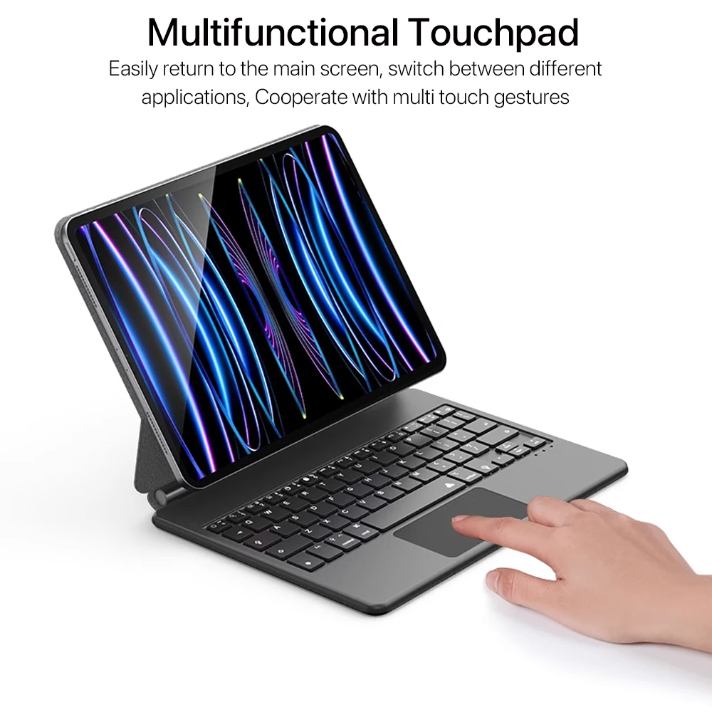 Чехол с волшебной клавиатурой для Ipad 11 дюймов 12 9 дюйма чехол магнитная