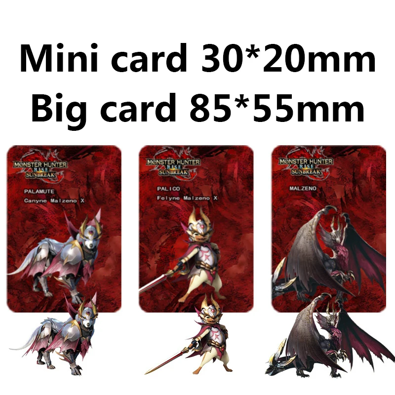 

6 in 1 Monster Hunter Rise Sunbreak NFC Mini Amiibo Card